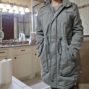 AEO Long Military Jacket